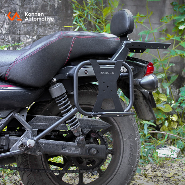 Konnen 3 IN 1 Saddle Stays with Jerry Can Holder and Bag Holder for Bajaj Avenger 160 - 220