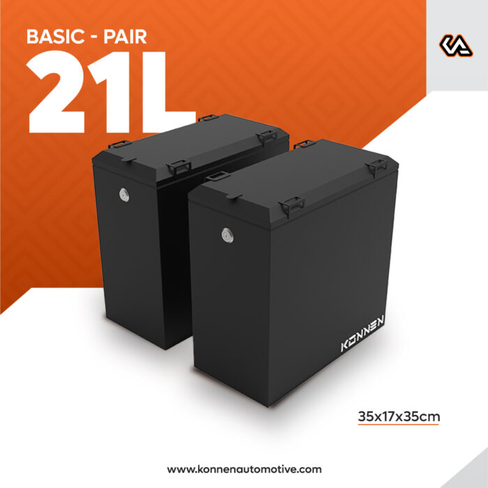 Basic – Pair | 21L – LH | RH | Konnen Pannier with Mount