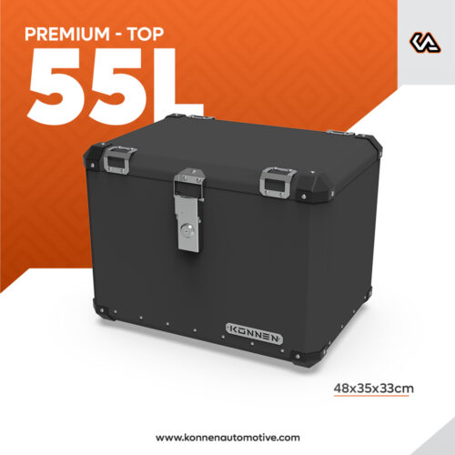 Premium – Top | 55L | Konnen Top Box with Top Rack or Top Rack Plate