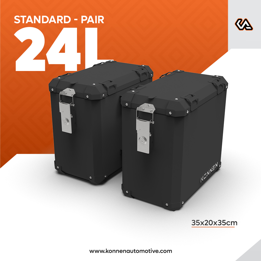 Standard - Pair | 24L - LH | RH | Konnen Pannier with Mount