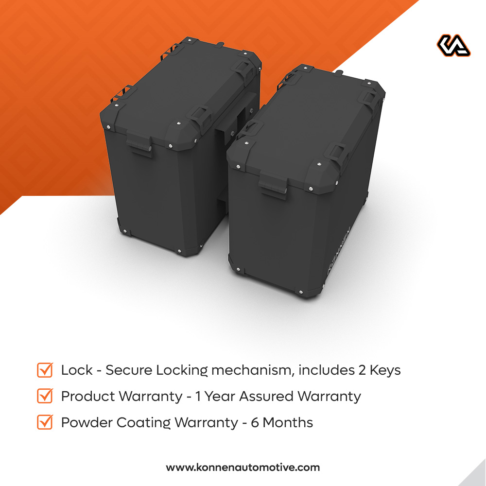 Standard - Pair | 24L - LH | RH | Konnen Pannier with Mount - Image 2