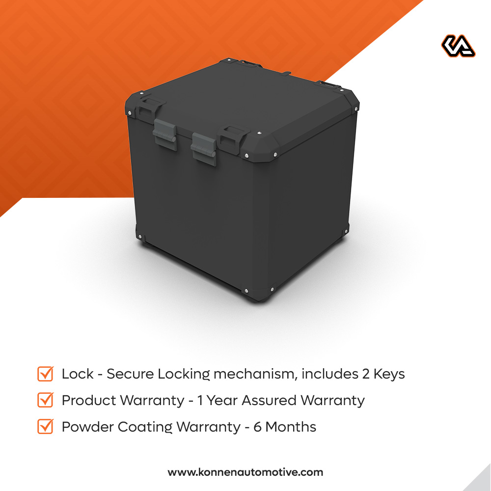 Standard - Top | 37L | Konnen Top Box with Mount - Image 2