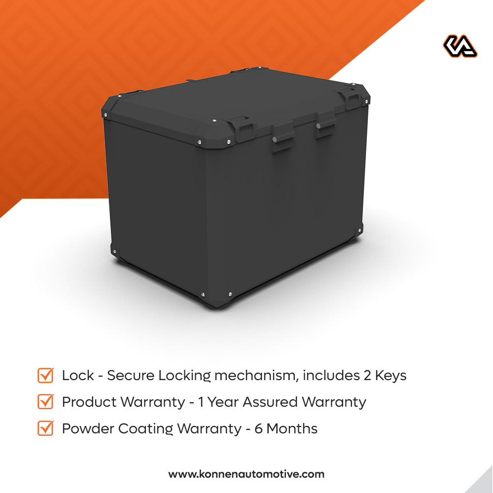 Standard - Top | 45L | Konnen Top Box with Mount - Image 2