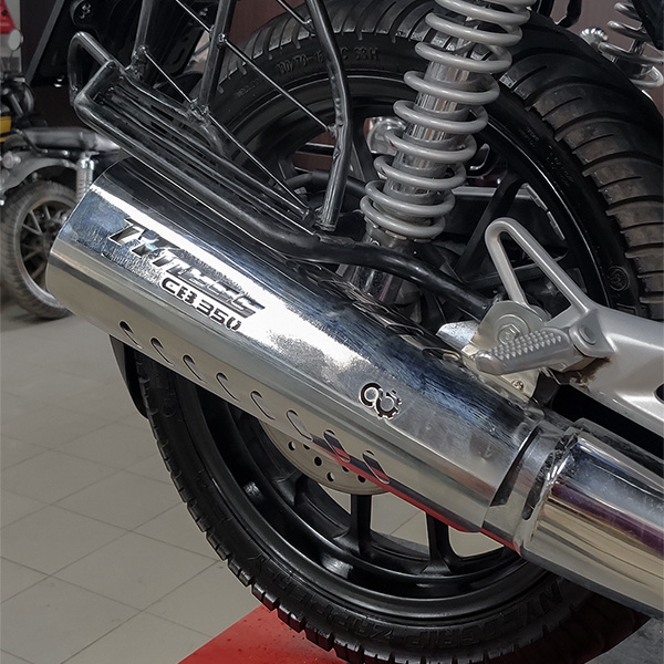 Exhaust Guard for Honda CB350 H'ness | Konnen - Image 8