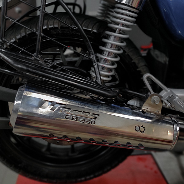 Exhaust Guard for Honda CB350 H'ness | Konnen - Image 7