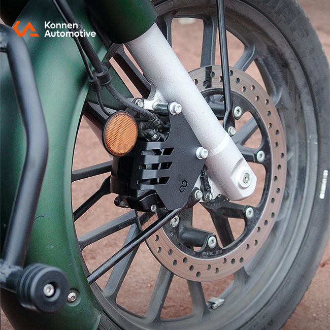 Front Disc Caliper Guard for Honda CB350 - Hness