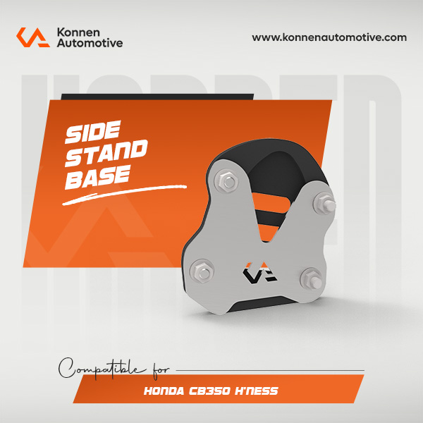 Side Stand Base-Extender for Honda CB350 H'mess