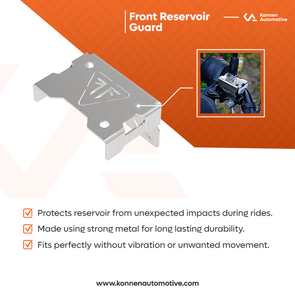 Front Reservoir Guard for Triumph 400 Series - SS