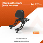 Compact Luggage Rack with Backrest for Honda CB350 RS
