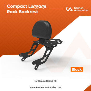 Compact Luggage Rack with Backrest for Honda CB350 RS | Konnen