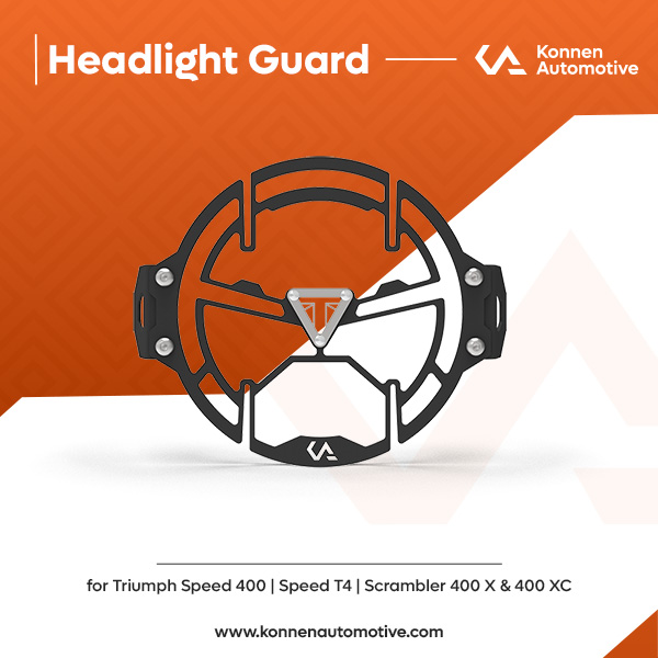 Headlight Guard for Triumph