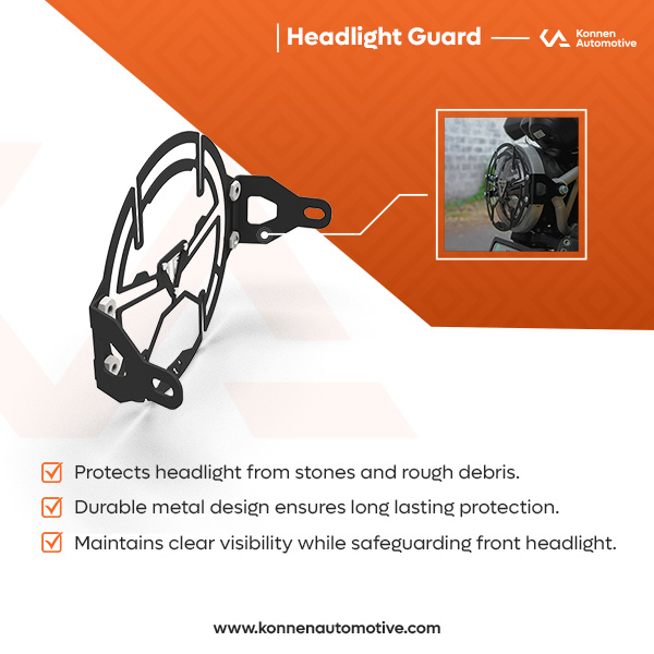 Headlight Guard for Triumph