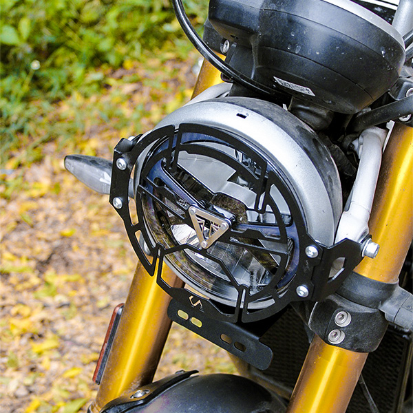 Konnen Headlight Guard - Headlight Protector Grill - Guard Compatible with Triumph Speed 400 - Speed T4 - Scrambler 400X - Scrambler 400XC