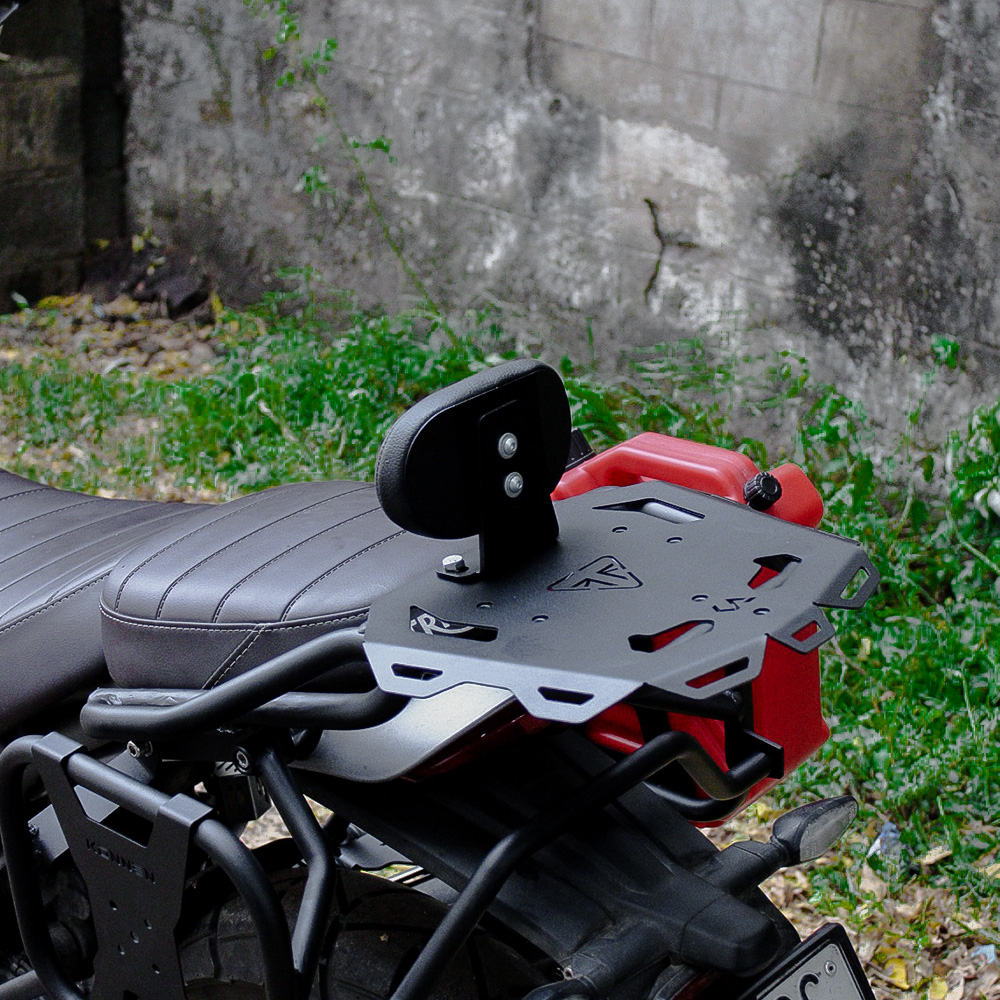 Top Rack with Backrest for Triumph 400 Series