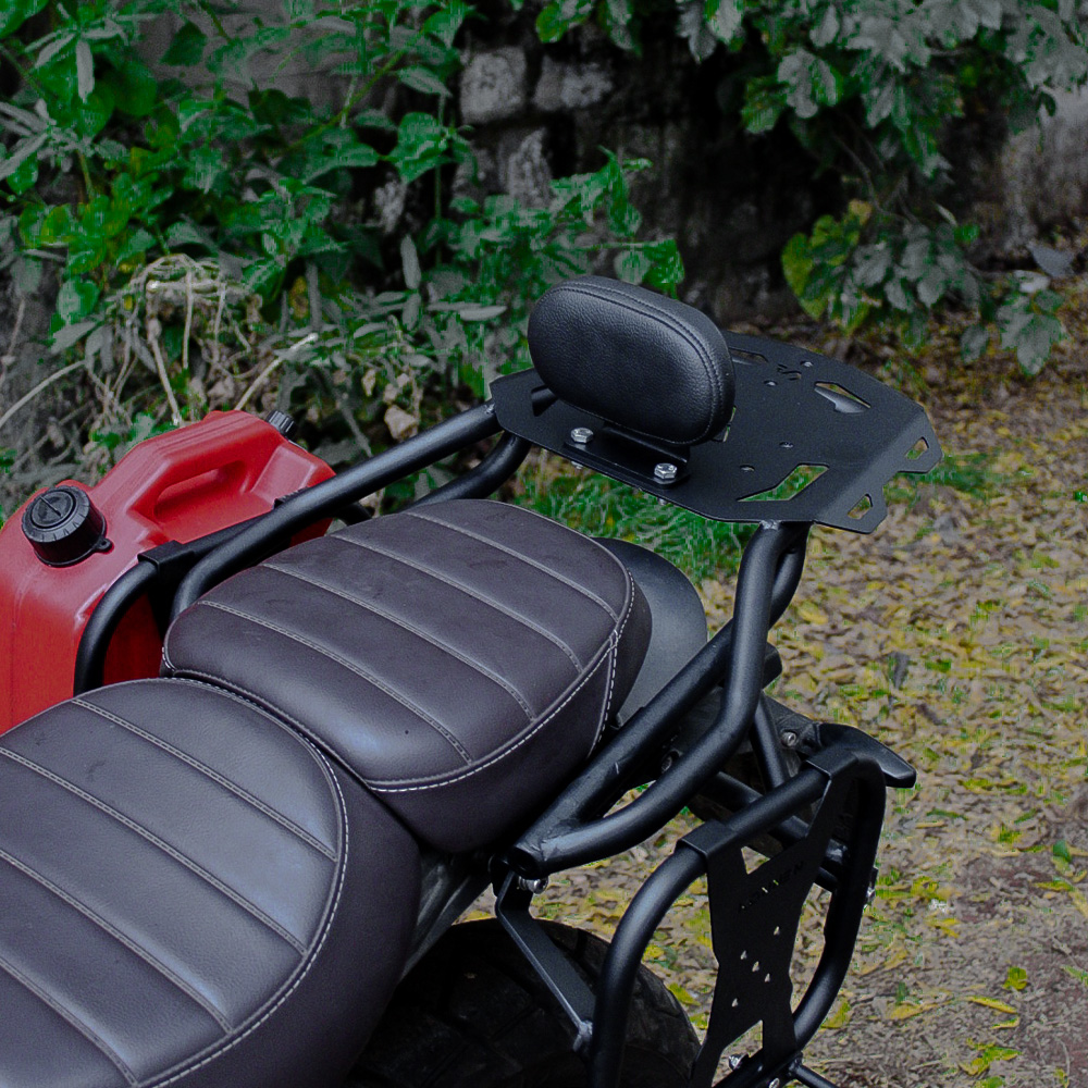 Top Rack with Backrest for Triumph 400 Series