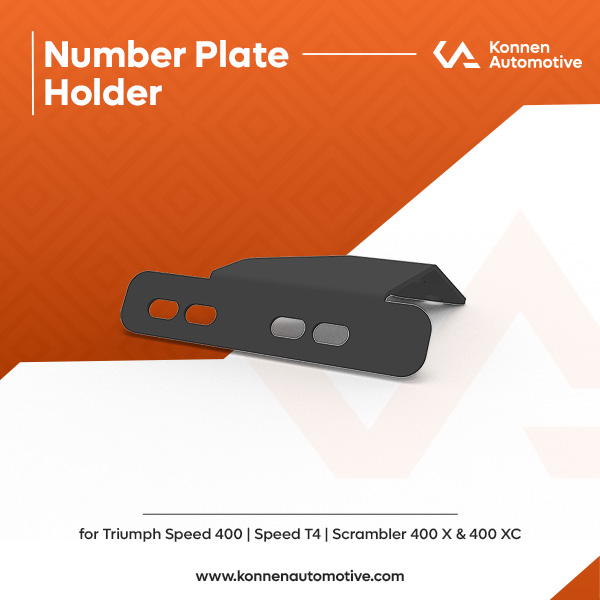 Number Plate Holder for Triumph 400 Series
