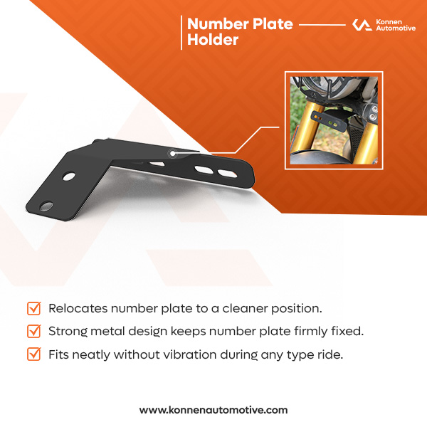 Number Plate Holder for Triumph 400 Series