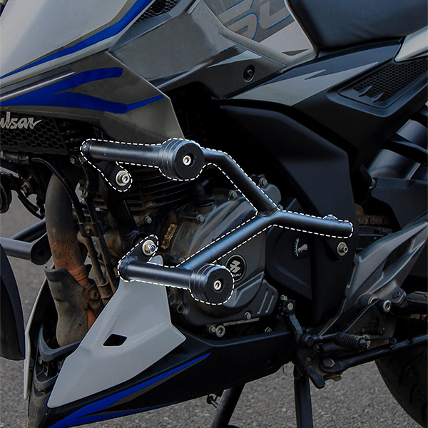 Crash Guard with Frame Sliders for Bajaj Pulsar N250 - N160-F250