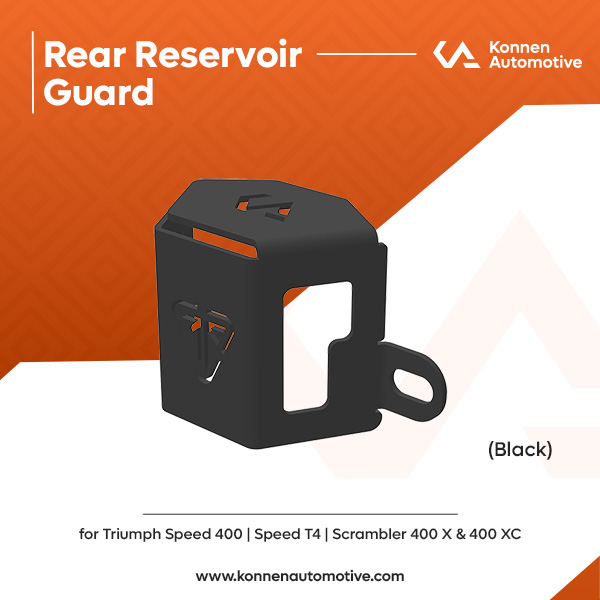 Rear Reservoir Guard for Triumph 400 series