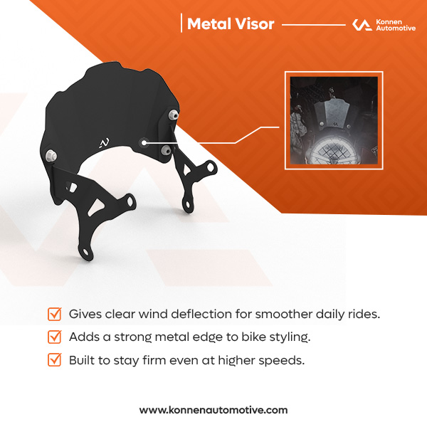 Metal Visor for Triumph Speed 400