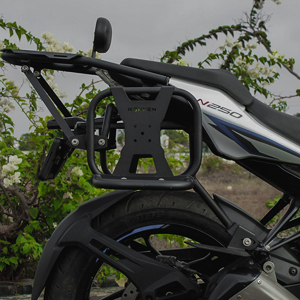 Konnen 3 IN 1 Saddle Stays with Jerry Can Holder and Bag Holder for Bajaj Pulsar N250 - N160 - F250