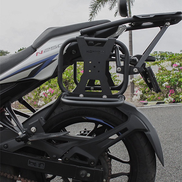 Konnen 3 IN 1 Saddle Stays with Jerry Can Holder and Bag Holder for Bajaj Pulsar N250 - N160 - F250