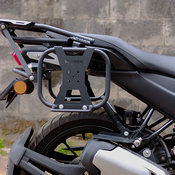 Konnen 3 IN 1 Saddle Stays with Jerry Can Holder and Bag Holder for Yamaha