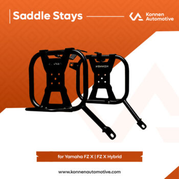 Konnen 3 in 1 Saddle Stays with Jerry Can Holder and Bag Holder for Yamaha FZ-X & FZ-X Hybrid | Konnen