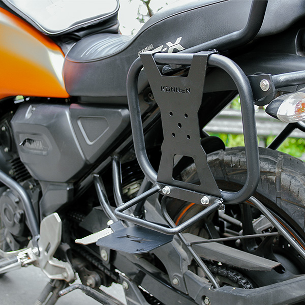 Konnen 3 IN 1 Saddle Stays with Jerry Can Holder and Bag Holder for Yamaha FZ -X & FZ-X Hybrid