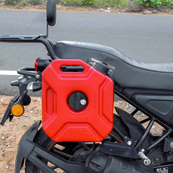 Konnen 3 IN 1 Saddle Stays with Jerry Can Holder and Bag Holder for Yamaha FZ -X & FZ-X Hybrid