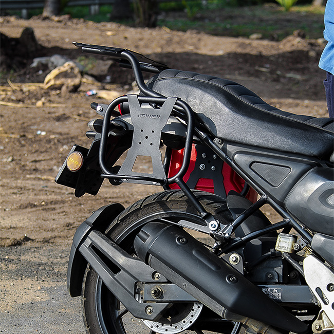 Konnen 3 IN 1 Saddle Stays with Jerry Can Holder and Bag Holder for Yamaha FZ X & Hybrid