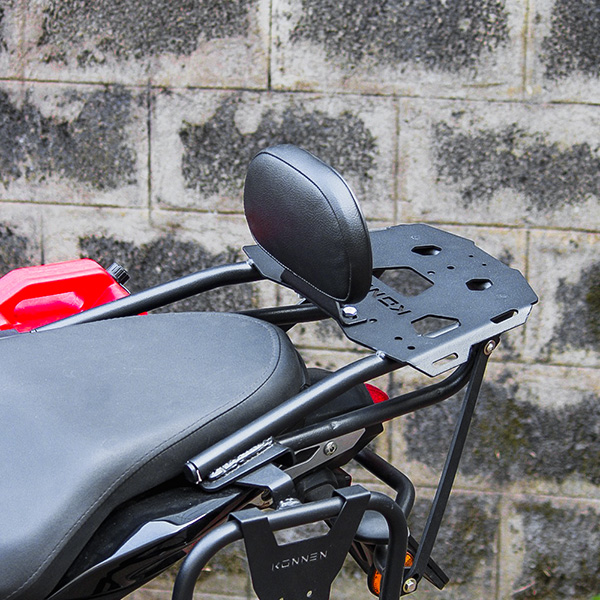 Premium Luggage Carrier with Backrest | Top Rack with Backrest | Luggage Rack with Backrest for Yamaha FZ S FI Series | Konnen - Image 9