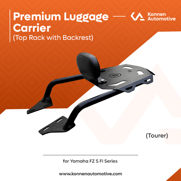 Luggage Rack with Backrest for Yamaha FZ S FI Series