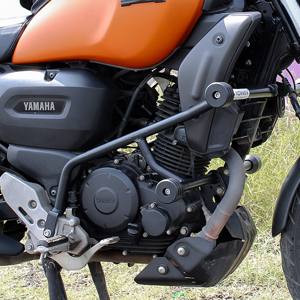 Konnen Premium Crash Guard with Frame Sliders for Yamaha FZ X & Hybrid