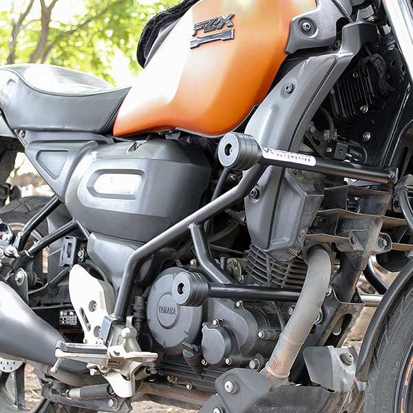 Konnen Premium Crash Guard with Frame Sliders for Yamaha FZ X & Hybrid