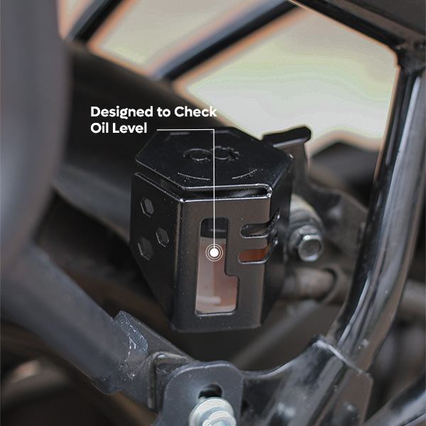 Rear Resevoir Guard - Rear Brake Oil Container Cover for Yamaha FZ S FI Series