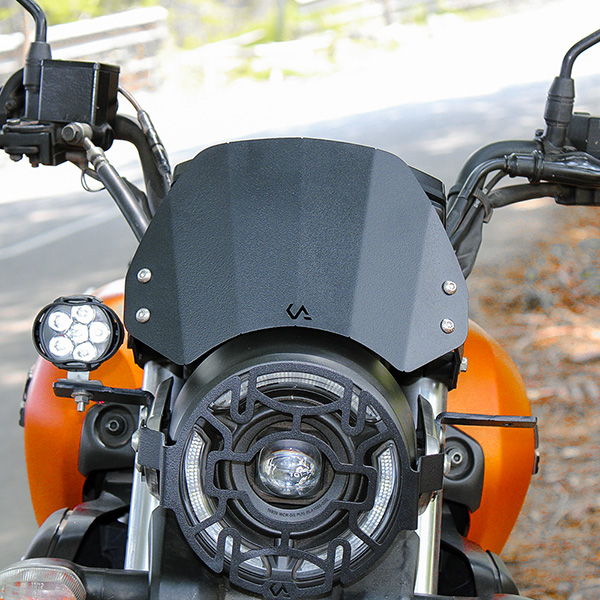 Metal visor for Yamaha FZ-X & FZ-X Hybrid