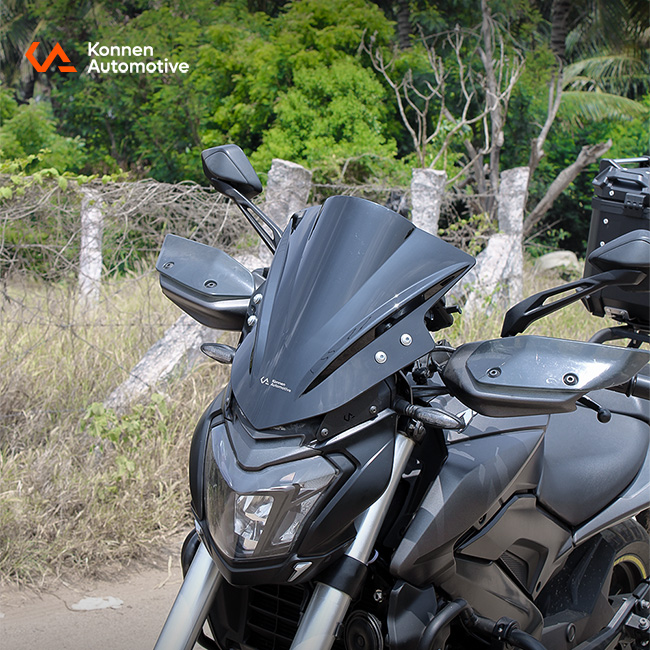Touring Visor for Bajaj Dominar 400 - 250 (Black) (1)