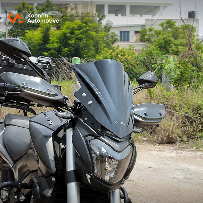 Touring Visor for Bajaj Dominar 400 - 250 (Black) (1)