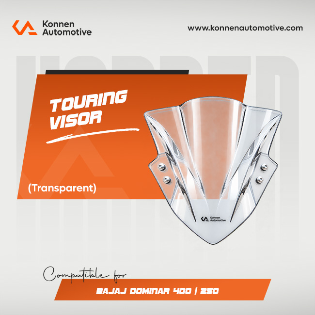 Touring Visor for Bajaj Dominar 400 - 250