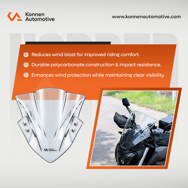 Touring Visor for Bajaj Dominar 400 - 250
