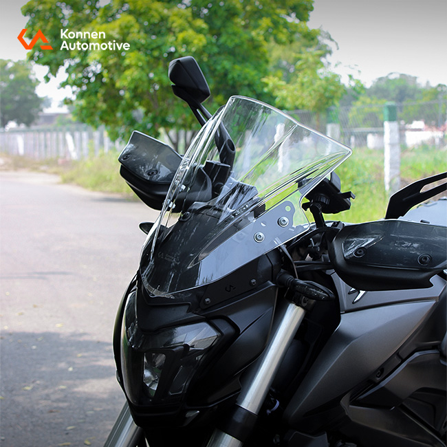 Touring Visor | Polycarbonate Visor for Bajaj Dominar 400 | 250 - Image 11