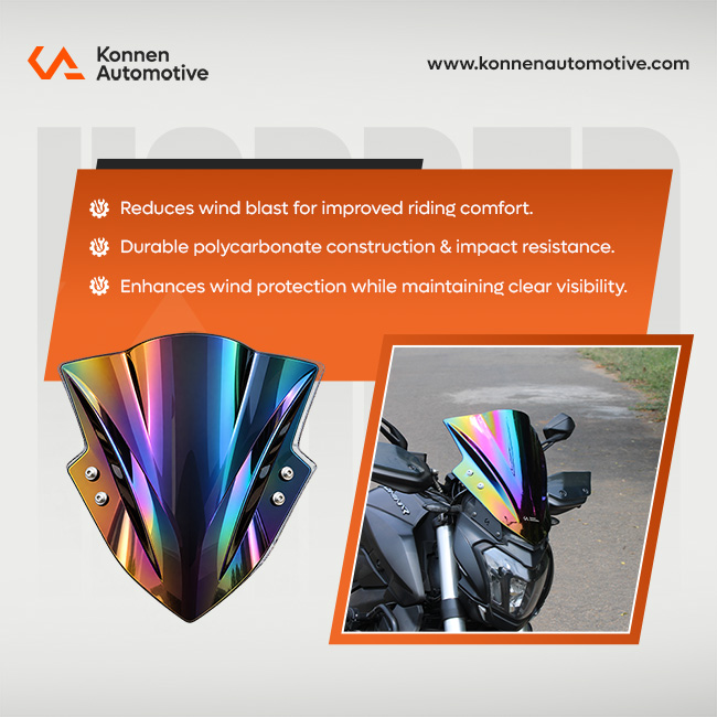 Touring Visor for Yamaha FZ S Fi Series