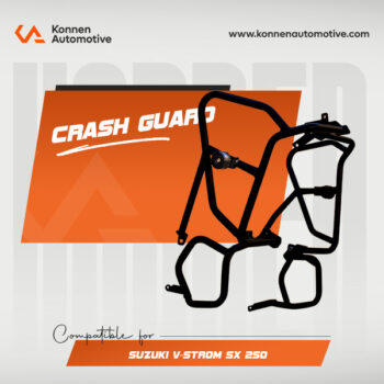 Premium Crash Guard with Frame Slider for Suzuki V-Strom SX 250 | Konnen (Upper & Lower)
