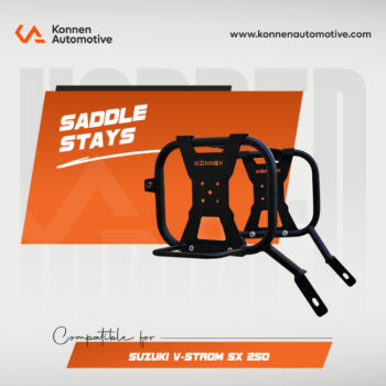 Konnen 3 in 1 Saddle Stays with Jerry Can Holder and Bag Holder for Suzuki V-Strom SX 250 | Konnen