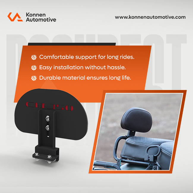 Backrest for Honda CB350 (Brown)