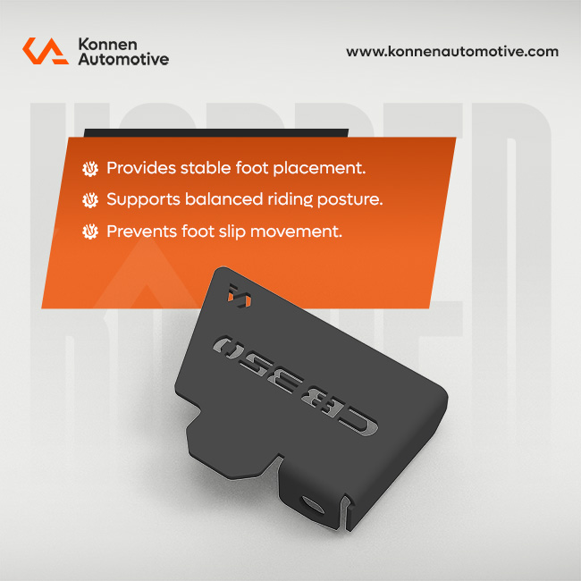 Pillion Footrest for Honda CB350 (Sigle) (LH)