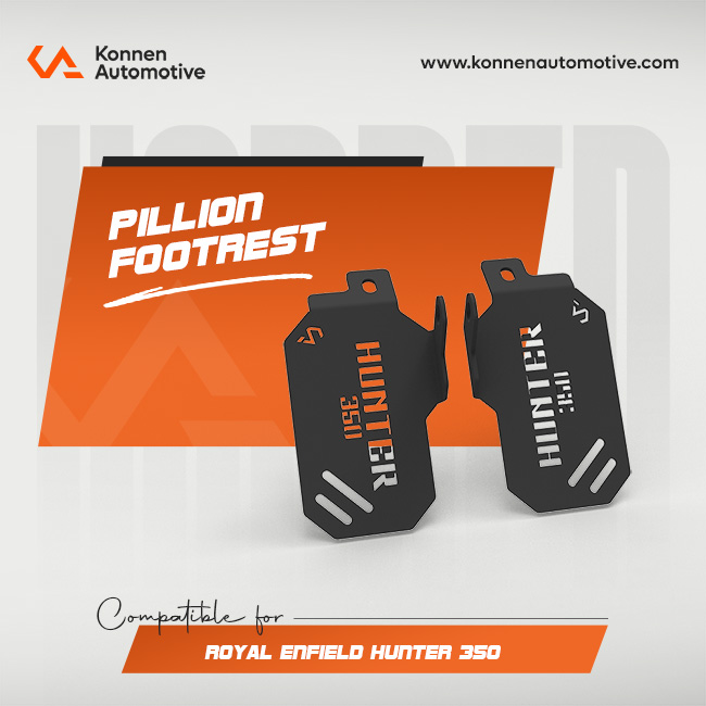 Pillion Footrest for Royal Enfield Hunter 350