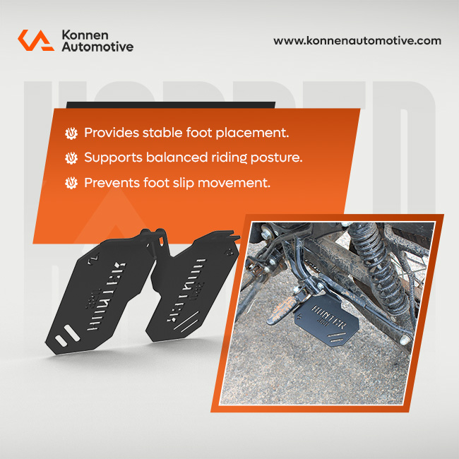 Pillion Footrest for Royal Enfield Hunter 350