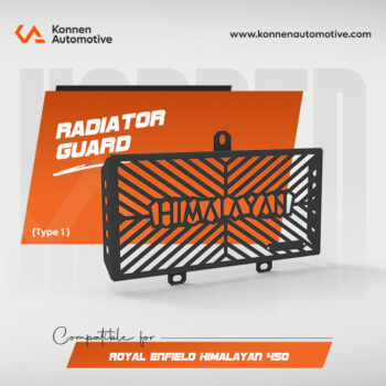 Radiator Guard for Royal Enfield Himalayan 450 | Engine Cooling Protection Grill | Konnen